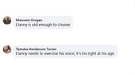 Fan comments hoping that Danny might be the one to make the final choice (via General Hospital / Facebook)
